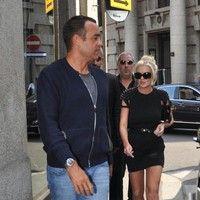 Lindsay Lohan goes on a shopping spree in Milan